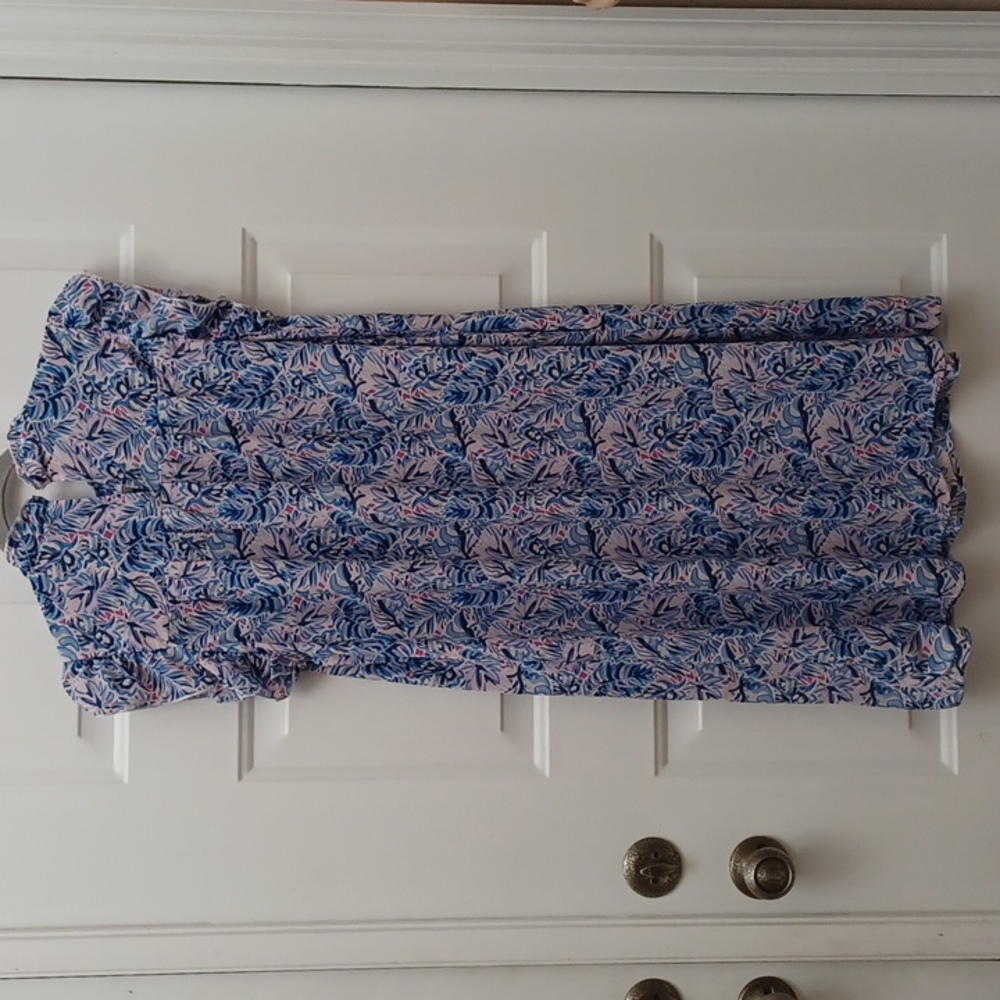 SALE NEW Simply Southern leaf smock dress NWT - Picture 7 of 8
